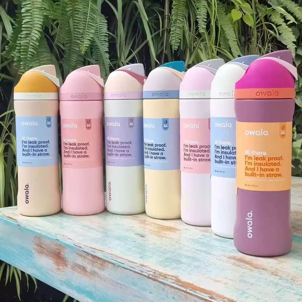 FreeSip Insulated Stainless Steel Water Bottles – 24oz & 32oz | Trendy Colors & Prints